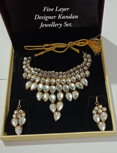 Five Layer Designer Kundan Jewellery Set